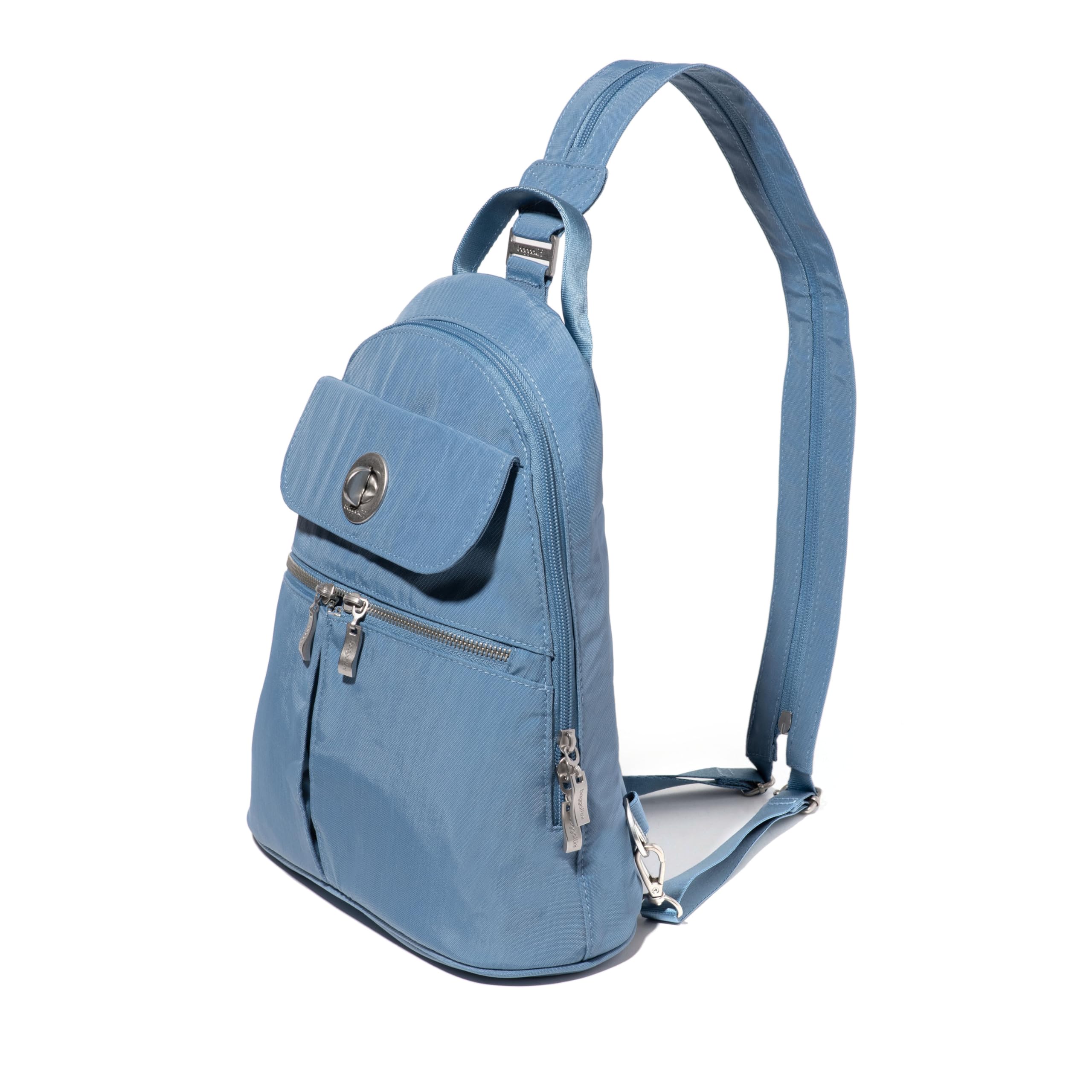 Baggallini Naples Convertible Backpack - Convertible Sling Bag for Women with Adjustable Shoulder Straps