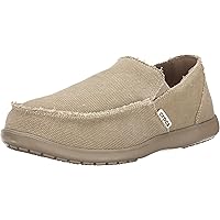 Crocs Men's Santa Cruz Loafer, Comfortable Slip On Shoes for Men