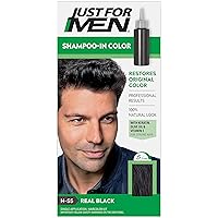 Just For Men Shampoo-In Haircolor, Real Black H-55