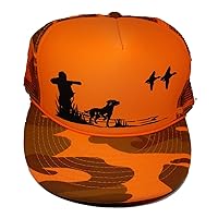 Dog & Hunter Camouflage Camo Mesh Trucker Hat Cap