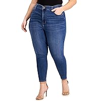 Celebrity Pink Trendy Plus Size High Rise Skinny Jeans