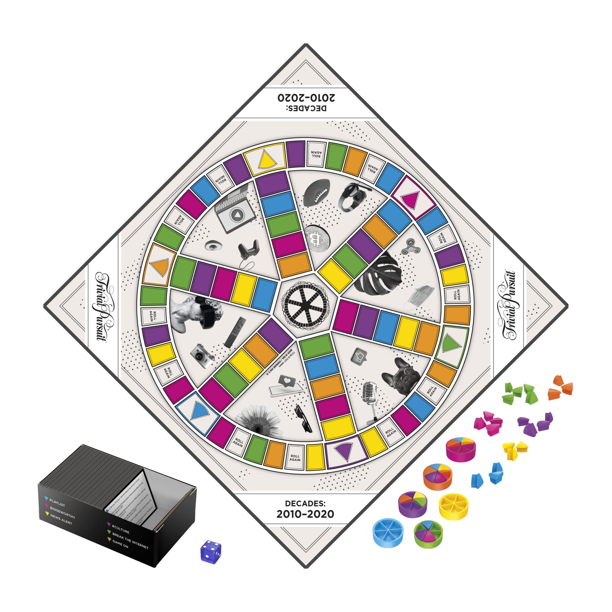 Trivial Pursuit Decades 2010 to 2020 Board Game for Adults and Teens, Pop Culture Trivia Game for 2 to 6 Players, Ages 16 and Up