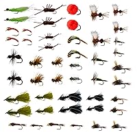 Guide’s Stash Fly Fishing Flies Kit | Assortment of 48 Hand Tied Flies for Fly Fishing | Includes Fly Casting Secrets Mini Class | Guide-Quality Fly Fishing Accessories