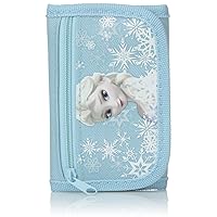 Disney Frozen Elsa Light Blue Trifold Wallet