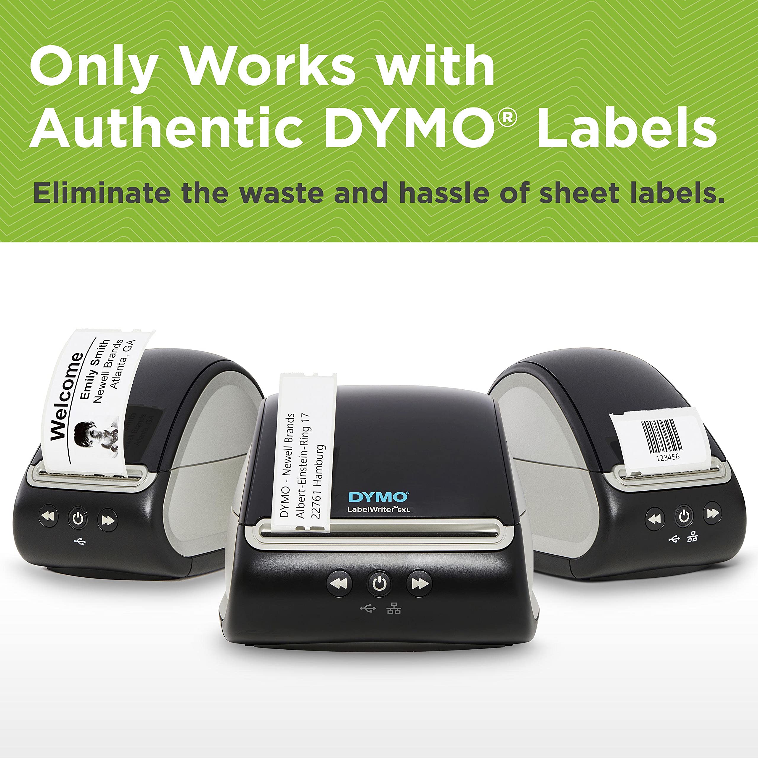 DYMO LabelWriter 550 Label Printer, Label Maker with Direct Thermal Printing, Automatic Label Recognition, Prints Address Labels, Shipping Labels, Mailing Labels, Barcode Labels, and More