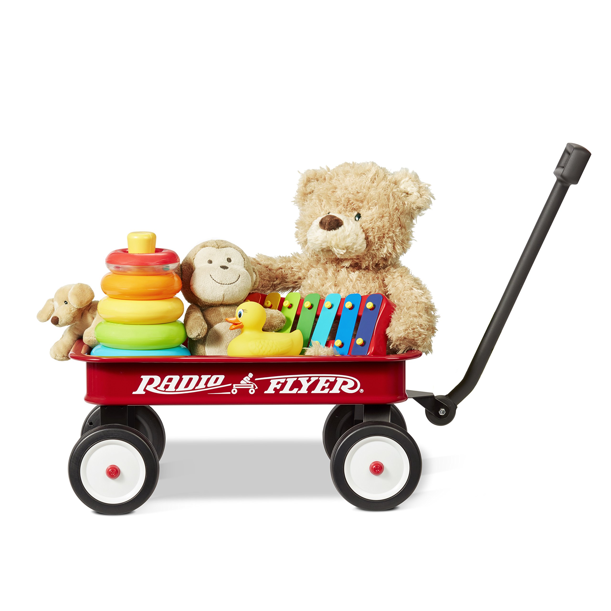 Radio Flyer 16.5 Inch Long My 1st Wagon Toy, For Ages 1.5+, Red