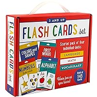 Flash Cards Value Pack - Set of 4 (Alphabet, First Words, Numbers, Colors & Shapes) Flash Cards Value Pack - Set of 4 (Alphabet, First Words, Numbers, Colors & Shapes) Hardcover