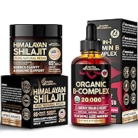 Organic Vitamin B Complex Drops & Himalayan Shilajit Resin