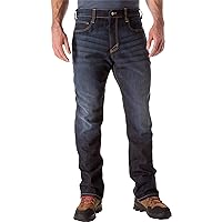 5.11 Tactical Men's Defender-Flex Straight Jeans, Mechanical Stretch Fabric, Classic Pockets, Style 74477