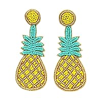 Crunchy Fashion Bollywood Style Bohemian Statement Handmade summer Multicolor Tassel Beaded Earrings for Women & Girls