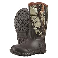HISEA Men's Rain Boots Neoprene Rubber Boots Women Waterproof Insulated Mud Boots Unisex Mid Height Garden Shoes