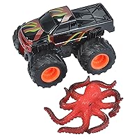 Wild Republic Octopus & Truck Adventure Playset, Gifts for Kids, Imaginative Play Toy, Aquatic, 2Piece Set