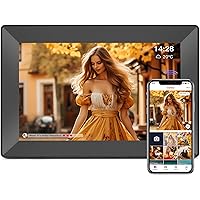 FRAMEO 10.1inch Smart Digital Photo Frame HD WiFi Digital Picture Frames with Touch Screen 16GB Storage Auto-Rotate Function,Digital Frame Through The FRAMEO App Instant Sharing of Photos and Videos