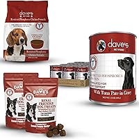 Dave's Pet Food Kidney Dog Food & Treats, No Prescription Needed Low Phosphorus Dog Food, Renal Dog Food Canned, Vet Recommended