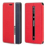ZTE Nubia Red Magic 6 Pro Case, Fashion Multicolor Magnetic Closure Leather Flip Case Cover with Card Holder for ZTE Nubia Red Magic 6 (6.8”)