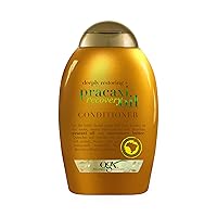 OGX Deeply Restoring + Pracaxi Recovery Oil AntiFrizz Conditioner with Murumuru Butter to Intensely Hydrate Curly Wavy Hair SulfateFree Surfactants for ColorTreated Hair, 13 Fl Oz