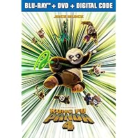 Kung Fu Panda 4 (Blu-ray + DVD + Digital) Kung Fu Panda 4 (Blu-ray + DVD + Digital) Blu-ray DVD 4K