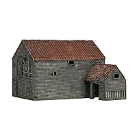 Hornby R7379 Derelict Farm Building for Model Railway OO Gauge, Model Train Accessories for Adding Scenery, Dioramas, Woodland, Buildings and More, Model Making Kits - 1:76 Scale Model Accessory