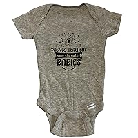Science Teachers Make The Cutest Babies Funny Science Teacher One Piece Baby Bodysuit (100% Cotton)