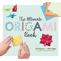 The Ultimate Origami Book: 20 Projects and 90+ Pages of Super Cool Craft Paper (Fox Chapel Publishing) Step-by-Step Instructions for Fish, Flowers, Boats, Butterflies, Birds, Mount Fuji, and More