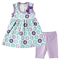 Hudson Baby baby-girls Dress and Cropped Leggings