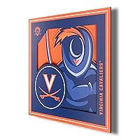 YouTheFan NCAA Virginia Cavaliers 3D Logo Series Wall Art - 12x12