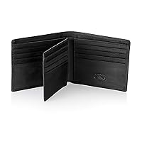 Stealth Mode Leather Bifold Wallet for Men With ID Window and RFID Blocking