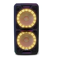 QFX PBX-100 Bluetooth Wireless Portable Party Speakers with Dual 10