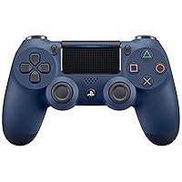 Sony DualShock 4 Wireless Controller - Midnight Blue - PlayStation 4 (Renewed)