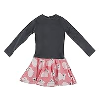 KicKee Pants Luxe Keyhole Dress for Little Girls in Toddler and Youth Sizes