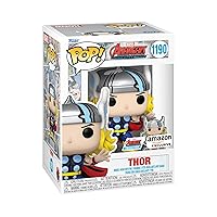 Funko Pop! & Pin: The Avengers: Earth's Mightiest Heroes - 60th Anniversary, Thor with Pin, Amazon Exclusive
