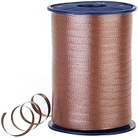 Morex Poly Crimped Curling Ribbon, 3/16-Inch by 500-Yard, Chocolate