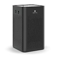 Medify MA-25 Air Purifier with True HEPA H13 Filter | 825 ft² Coverage in 1hr for Allergens, Smoke, Wildfires, Odors, Pollen, Pet Dander | Quiet 99.9% Removal to 0.1 Microns | Black, 1-Pack