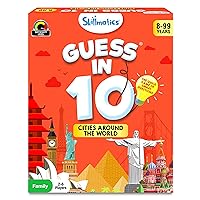 Skillmatics Card Game - Guess in 10 Cities Around The World, Educational Travel Toys for Boys, Girls, and Kids Who Love Board Games, Geography and History, Gifts for Ages 8, 9, 10 and Up