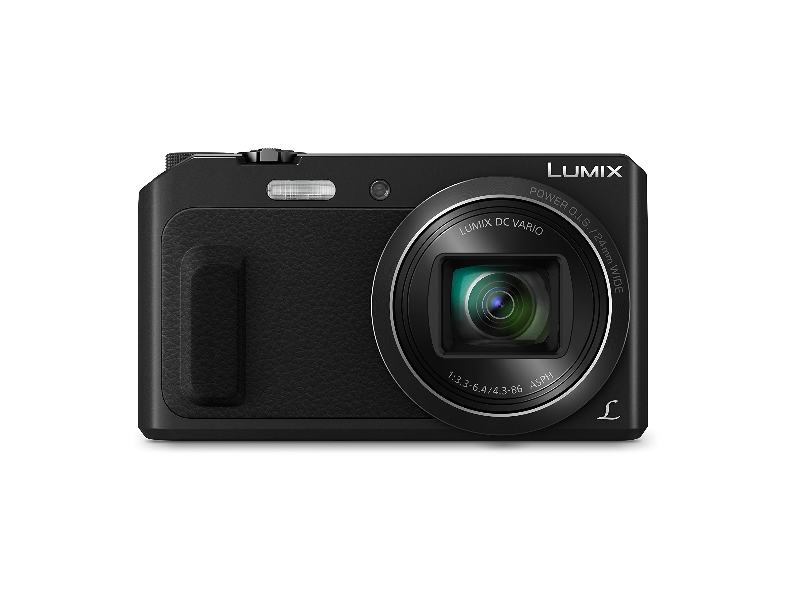 Panasonic DMC-ZS45 LUMIX 20X Zoom Camera with Wink-Activated Selfie Feature (Black)