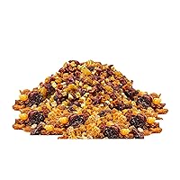 GURU HUNU Dried Fruit Mix, From Mediterranean, Healthy Snacks, No Sugar Added, Chemical Free, Diced and Dehydrated Fruit Medley For Cake, Snacks For Trail or Oatmeal, Ever day Use, Trail Mix (1lb)