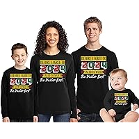 New Year Before I Agree to 2024 I Need to Watch The Trailer First Matching Family Long Sleeve Shirt