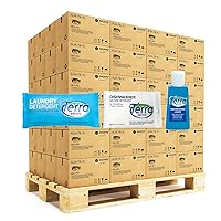 Terra Breeze Travel Size Laundry and Dishwasher Detergent & Dish Soap | Bulk Hotel Individual Amenities for Airbnb & Rental Kitchens | Half Pallet | 138 Cases with 45 Pieces Each | 6,210 Total