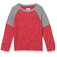 The Children's Place Baby Boys and Toddler Boys Long Sleeve Colorblock Crew Neck Tops