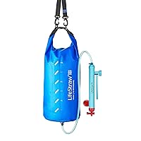 LifeStraw Mission High-Volume Gravity-Fed Water Purifier, 12 L (LSM12), Blue