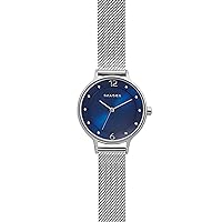 Skagen Womens Anita Lille Silver Tone Stainless Steel Mesh Band Watch (Model: SKW2307)