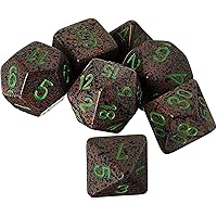 Chessex CHX25310 Dice-Speckled Earth Set, One Size, Multicolor