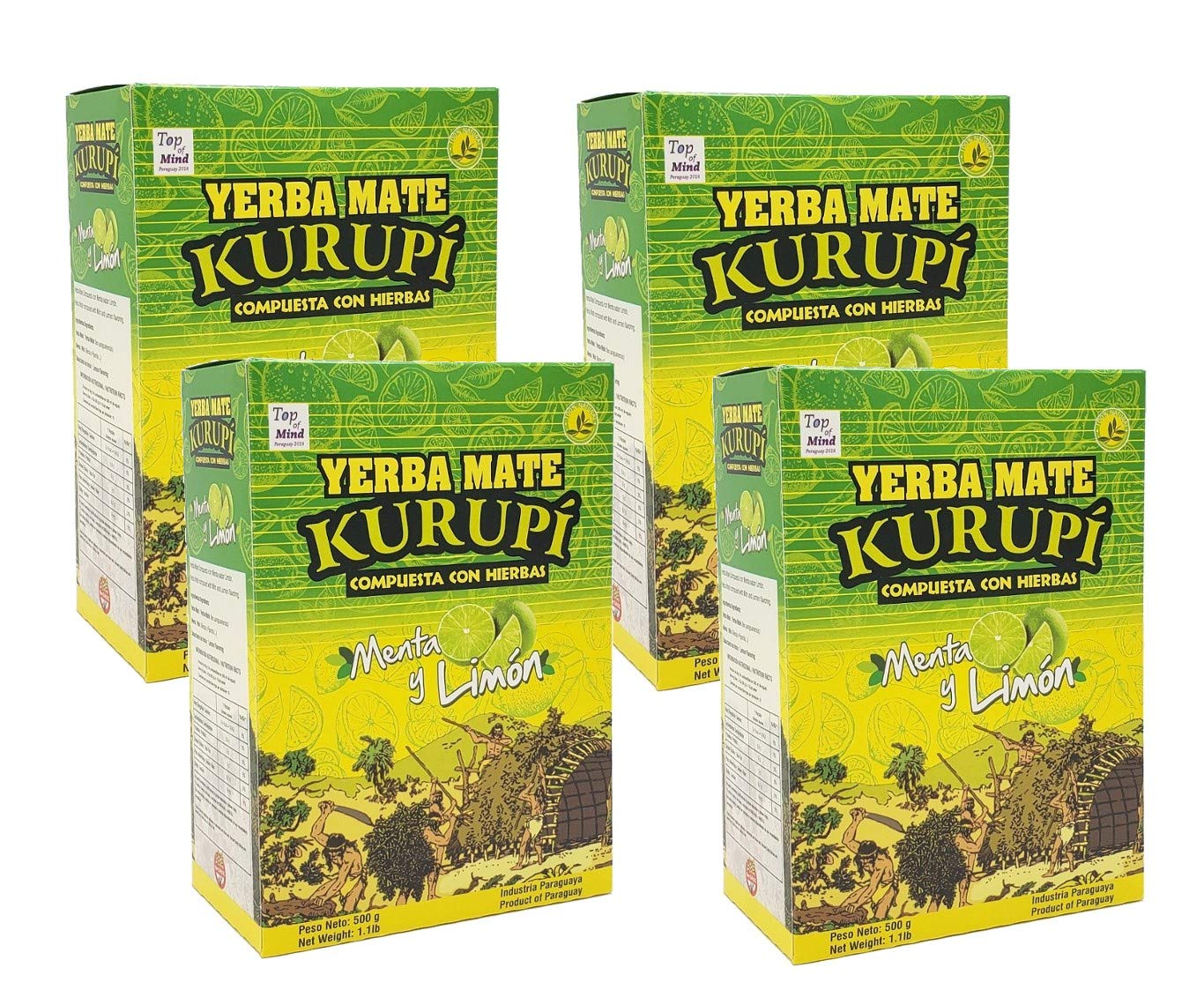 Kurupi Green and Yellow Big Box (Pack of 4)