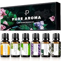 Essential Oils for Diffusers Aromatherapy Set - Top 12 Blends and  Humidifier Perfect Starter Kit 6 & (10ml) Pure Scents Woman Men Gift