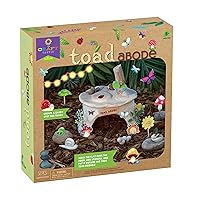 Nature Toad Abode — Kid’s Arts and Craft Kit — Build an Outdoor Mushroom Home — for Ages 5+