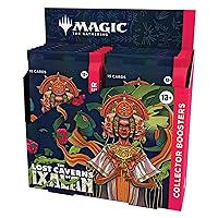 Magic: The Gathering The Lost Caverns of Ixalan Collector Booster Box - 12 Packs + 1 Foil Box Topper Card (181 Magic Cards)