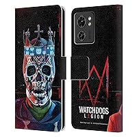 Head Case Designs Officially Licensed Watch Dogs Legion Ded Sec Key Art Leather Book Wallet Case Cover Compatible with Motorola Moto Edge 40