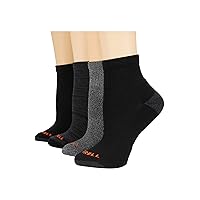 Merrell Men's and Women's Cushioned Midweight Ankle Socks - 4, 8, 12 Pairs - Moisture Wicking