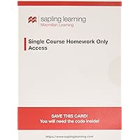 Sapling Learning Homework for Principles of Macroeconomics (Single-Term Access)
