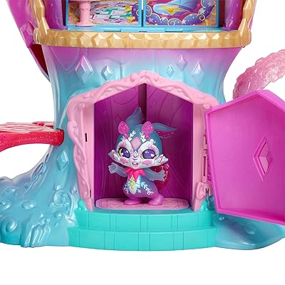 Magic Mixies Mixlings Magic Light-Up Treehouse with Magic Room Reveal and  Exclus
